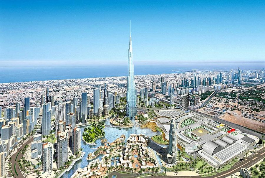 Picture World's Tallest Building and Tower in Dubai UAE Dubai Metro